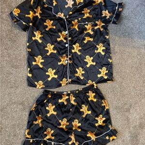 Gingerbread Man Pajama Set